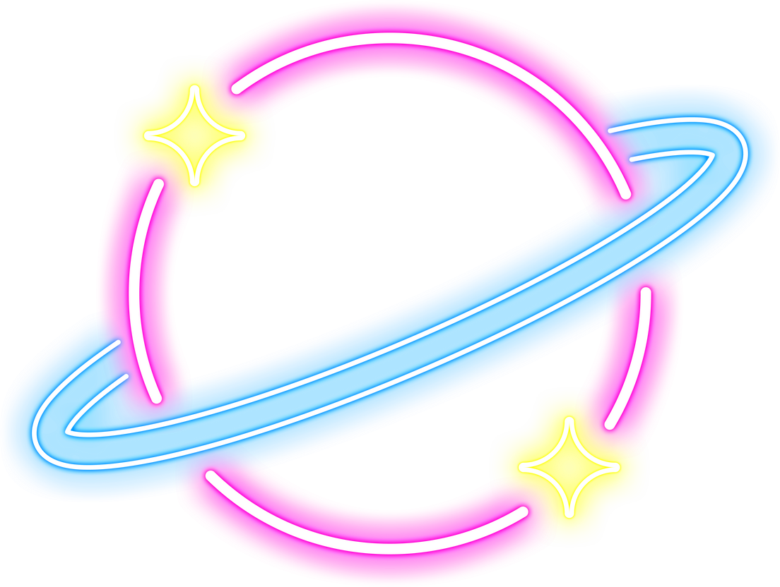 Neon Planet Icon